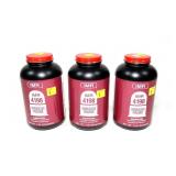 3- 1-lb bottles of IMR 4198 smokeless powder,