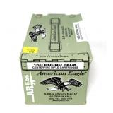 150 round box of 5.56 x 45mm 62-grain FMJ