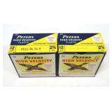 2- Boxes of 12 Ga. 2.755" No. 6 shot shells, 2- Boxes of 12 Ga. 2.755" No. 6 shot shells,