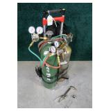 Oxy-acetylene welding set with tanks, Smith