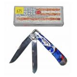 Case Patriotic Kirnite smooth trapper 2-blade