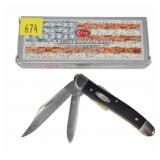 Case 2-blade folding knife,