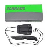 Schrade Mini Tactical knife with sheath and box