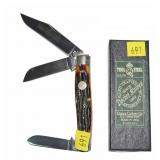 Queen Cutlery #49 3-blade folding knife with box