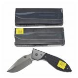 Lot, 2 Ka-Bar folding knives with boxes