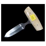 Ron Gaston custom push dagger, 6" overall