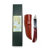 Canal Street Cutlery knife with leather sheath