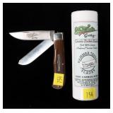 Tidioute 210 2-blade folding knife with tube