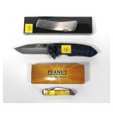 Lot, 3 assorted folding knives