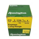Box of .410 Ga. No. 4 Remington long range