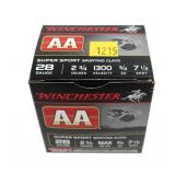 Box of 28 Ga. 2.75" No. 7.5 AA Super Sport