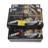 5- Boxes of 12 Ga. 2.75" Federal Premium Truball