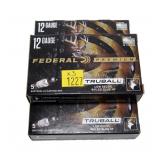 3- Boxes of 12 Ga. 2.75" Federal Premium Truball