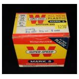 Box of Winchester 16 ga. 2.75" No. 4 shot shells,