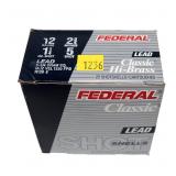 Box of 12 Ga. 2.75" No. 5 lead shot shells, 25 Rds