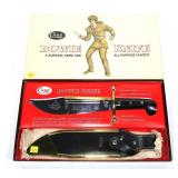 Case XX bowie hunter survival knife and scabbard