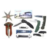 Lot, assorted folding/fantasy knives, 10 pcs.