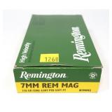 Box of 7mm REM Mag 150-grain Core-Lokt PTD
