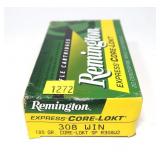 Box of .308 WiN. 180-grain Core-Lokt SP
