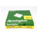 Box of .410 Ga. 2.5" rifled slugs, 5 Rds.