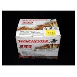 Box of 333 Rounds of .22 LR hollow points,