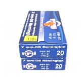 2- Boxes of 7mm-08 REM 140-grain PSP BT