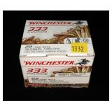 Box of 333 Rds. of .22 LR hollow point cartridges,