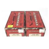 2- Boxes of .44-40 200-grain RN-FP cartridges -x2