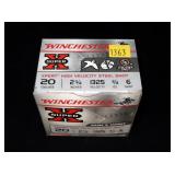 Box of 20 Ga. 2.75" No. 6 steel shot, 25 Rds.