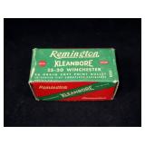 Box of .25-20 Winchester 86-grain SP cartridges,