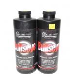 2- 1 lb. bottles of Bullseye smokless pistol