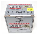 Box of 20 Ga. 3" No. 4 steel shot Xpert shotshells