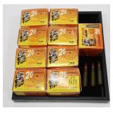 9- Boxes of 7.62x39mm 124-grain FMJBT