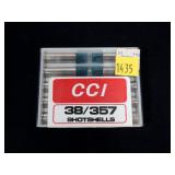 Case of CCI .38/.357 Mag shotshells, 10 Rds.