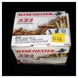 Box of 333 Rds. of .22 LR hollow point cartridges,