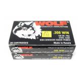 2- Boxes of .308 WIN. 150-grain FMJ cartridges -x2