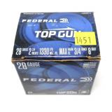 Box of 28 Ga. No. 8 Federal top gun clay target