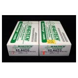 2- Boxes of .45 Auto 230-grain cartridges -x2