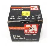 Box of 28 Ga. 2.75" No.9 AA target loads, 25 Rds.
