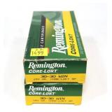 2- Boxes of .30-30 WIN. 150-grain Core-Lokt SP