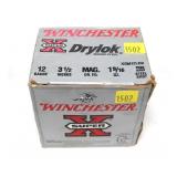 Box of 12 Ga. 3.5" BB steel drylock shot shells,