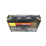 Box of 12 Ga. 3" sabot Winchester Supreme slugs,