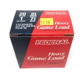 Box of 20 Ga. 2.75" No. 7.5 Federal heavy game