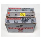 3- Boxes of 12 Ga. 2.75" Winchester rifled