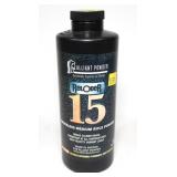 1 lb. bottle of Reloder 15 smokeless medium