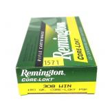 Box of .308 WIN 180-grain Core-Lokt SP