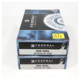 2- Boxes of .308 WIN 180-grain SP cartridges-x2