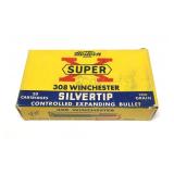 Vintage box of .308 WIN 200-grain silvertip SuperX