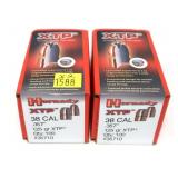2- Boxes of .38 Cal. 125-grain XTP Hornady