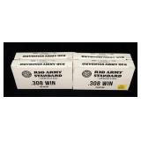 4- Boxes of .308 WIN 150-grain FMJ cartridges -x4